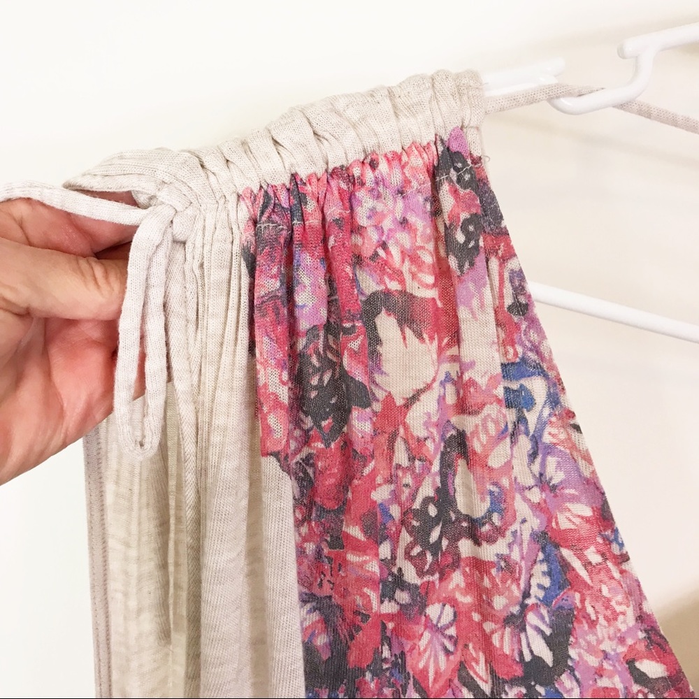 SOLD Free People Moon Dance Heather Oatmeal Tee - Picture 4 of 8